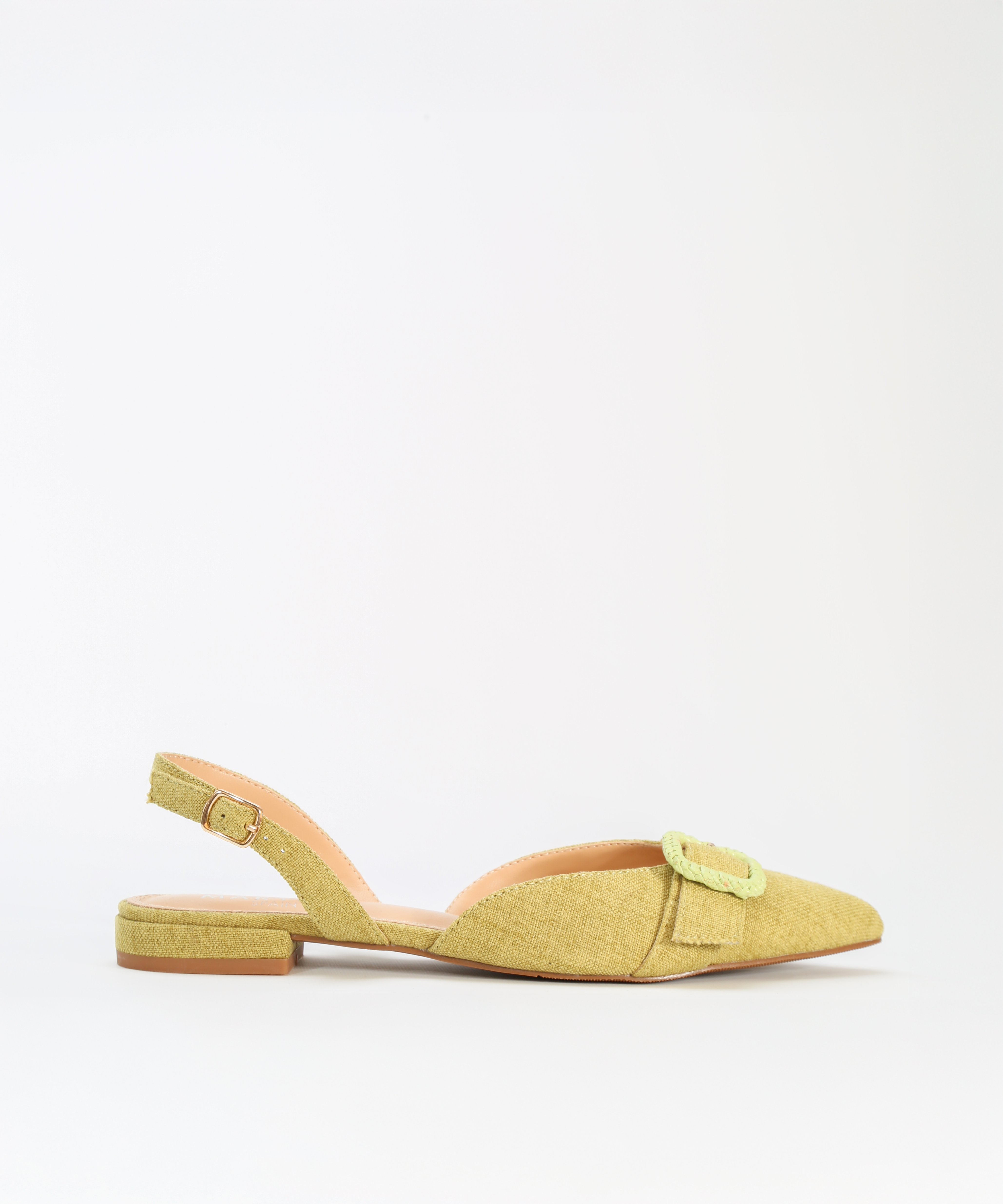 Sapato aberto atr&aacute;s com fivela image number null